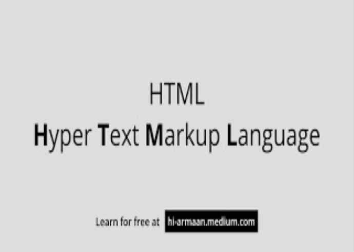 What does HTML stand for