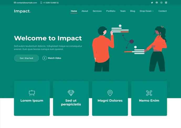 What is a website template?