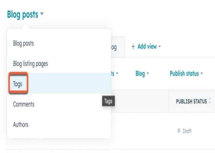 What is a blog tag?