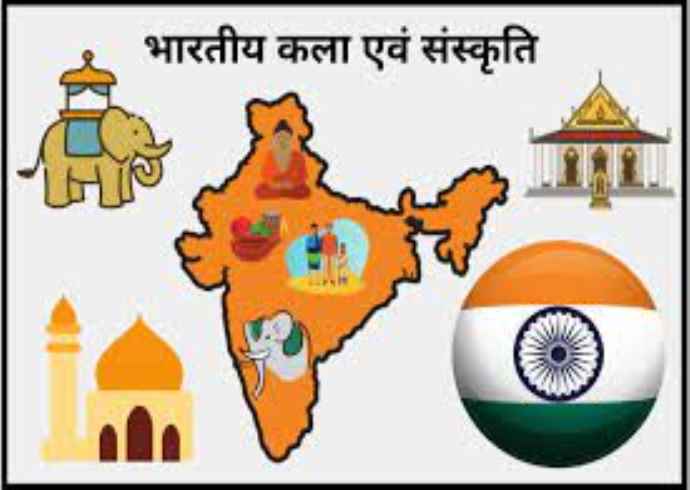 .भारतीय संस्कृति में कला के रूपों के बारे में जानकारी दें।