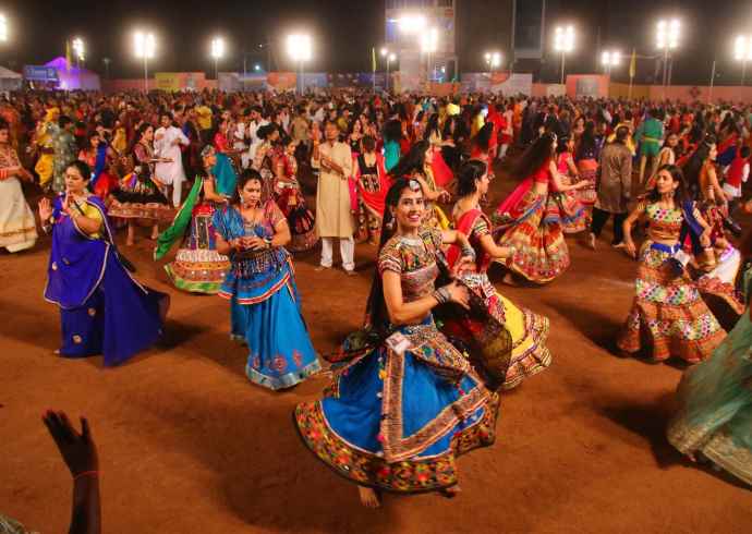 Describe the significance of the festival Navaratri.