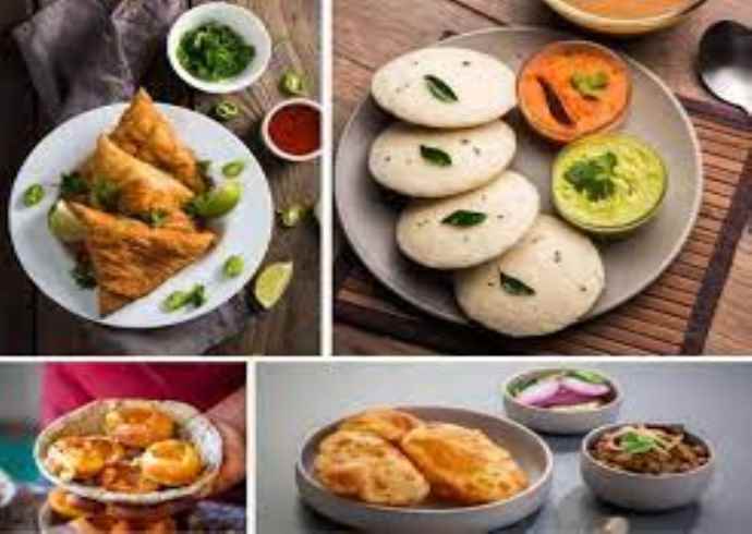 What are the different types of Indian street food?