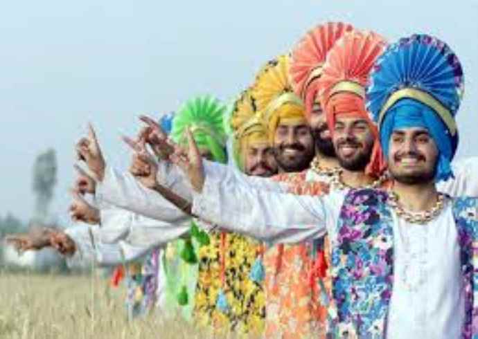 Can you describe the elements of Punjabi folk music and instruments?